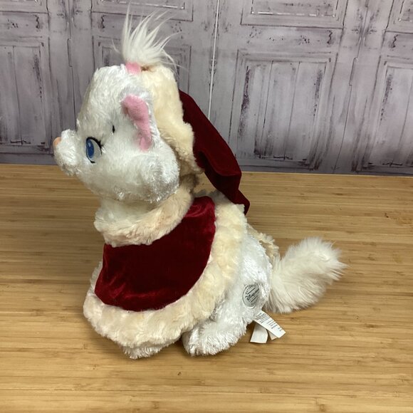 Disney Store Christmas Marie Plush Stuffed Animal - Picture 4 of 12